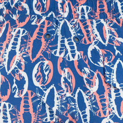 Medley Swim Trunk | The Crusher - Deep Blue/Washed Red