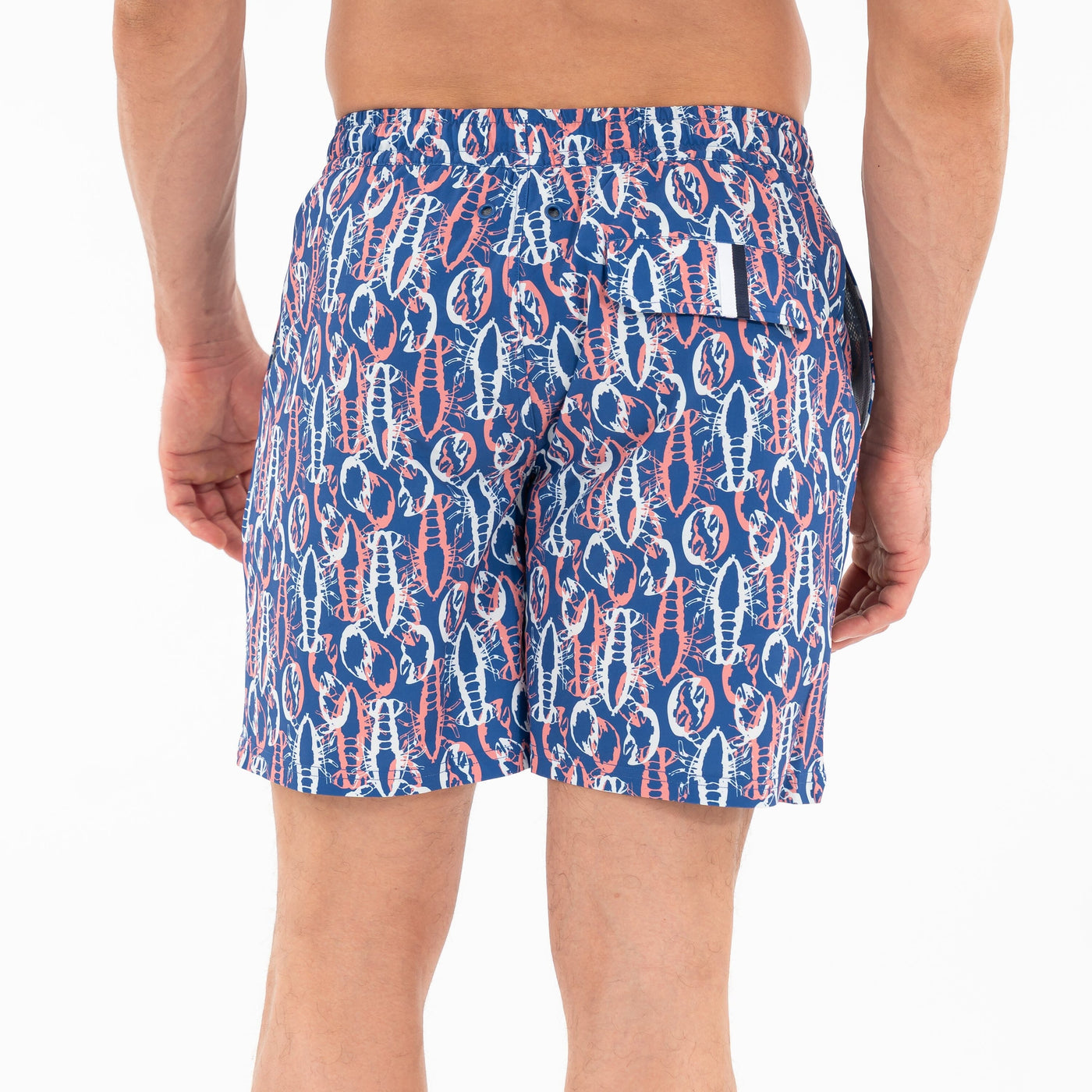 Medley Swim Trunk | The Crusher - Deep Blue/Washed Red