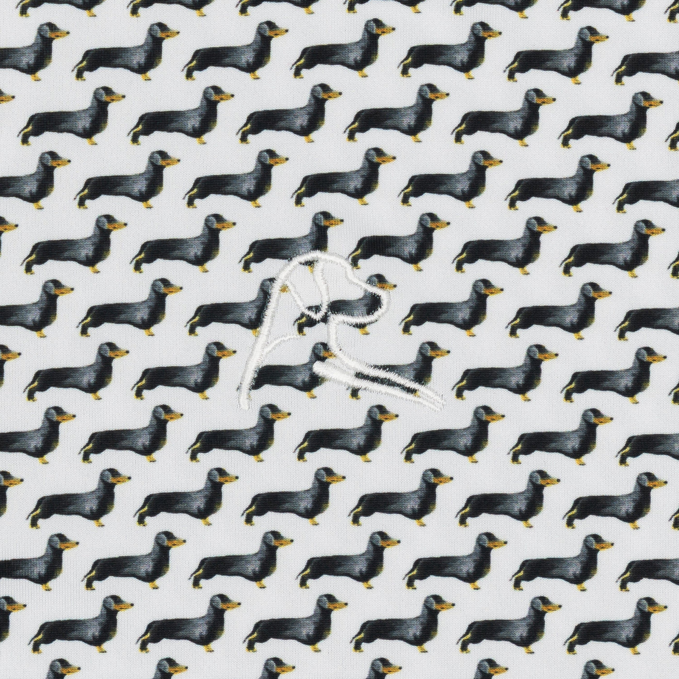 The Dachshund | Performance Polo | The Dachshund - White/Black
