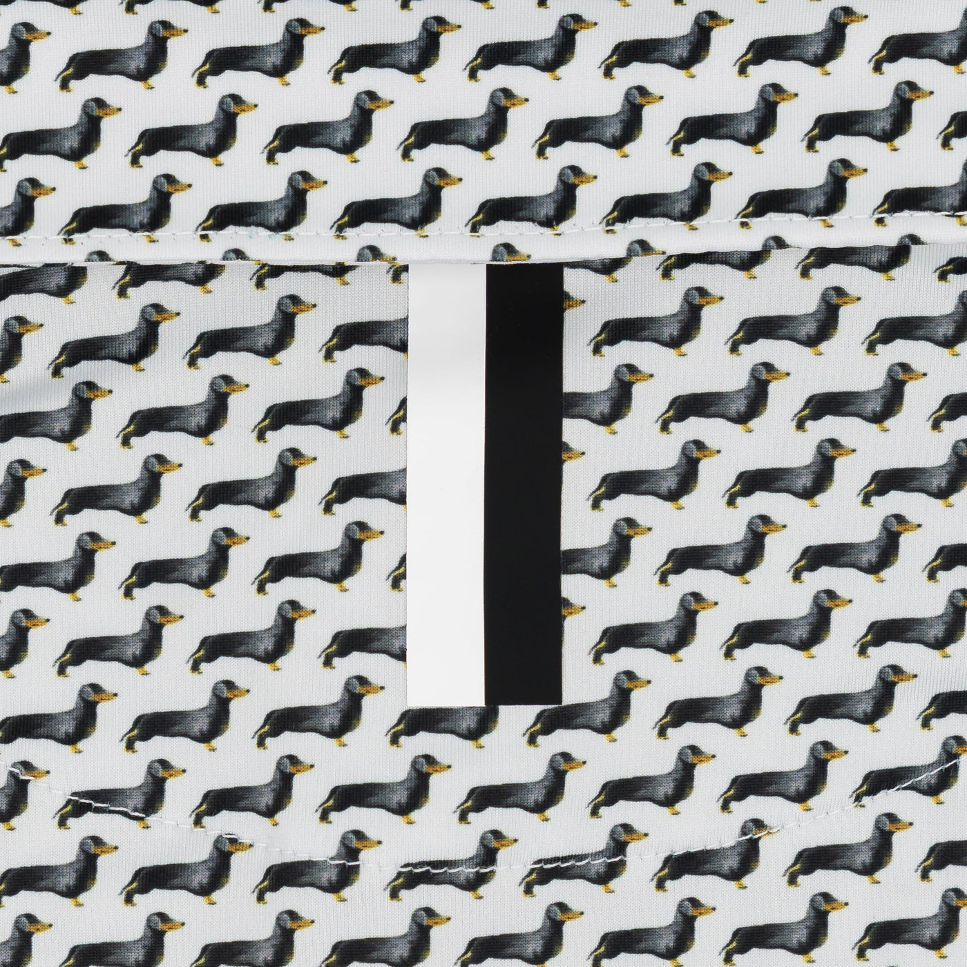 The Dachshund | Performance Polo | The Dachshund - White/Black