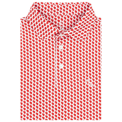 The Dairyland | Performance Polo | The Dairyland - Roar Red/White
