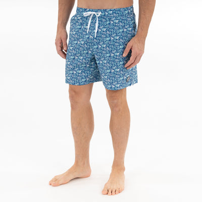Medley Swim Trunk | The Dash - Short Stop Blue/Antigua Green