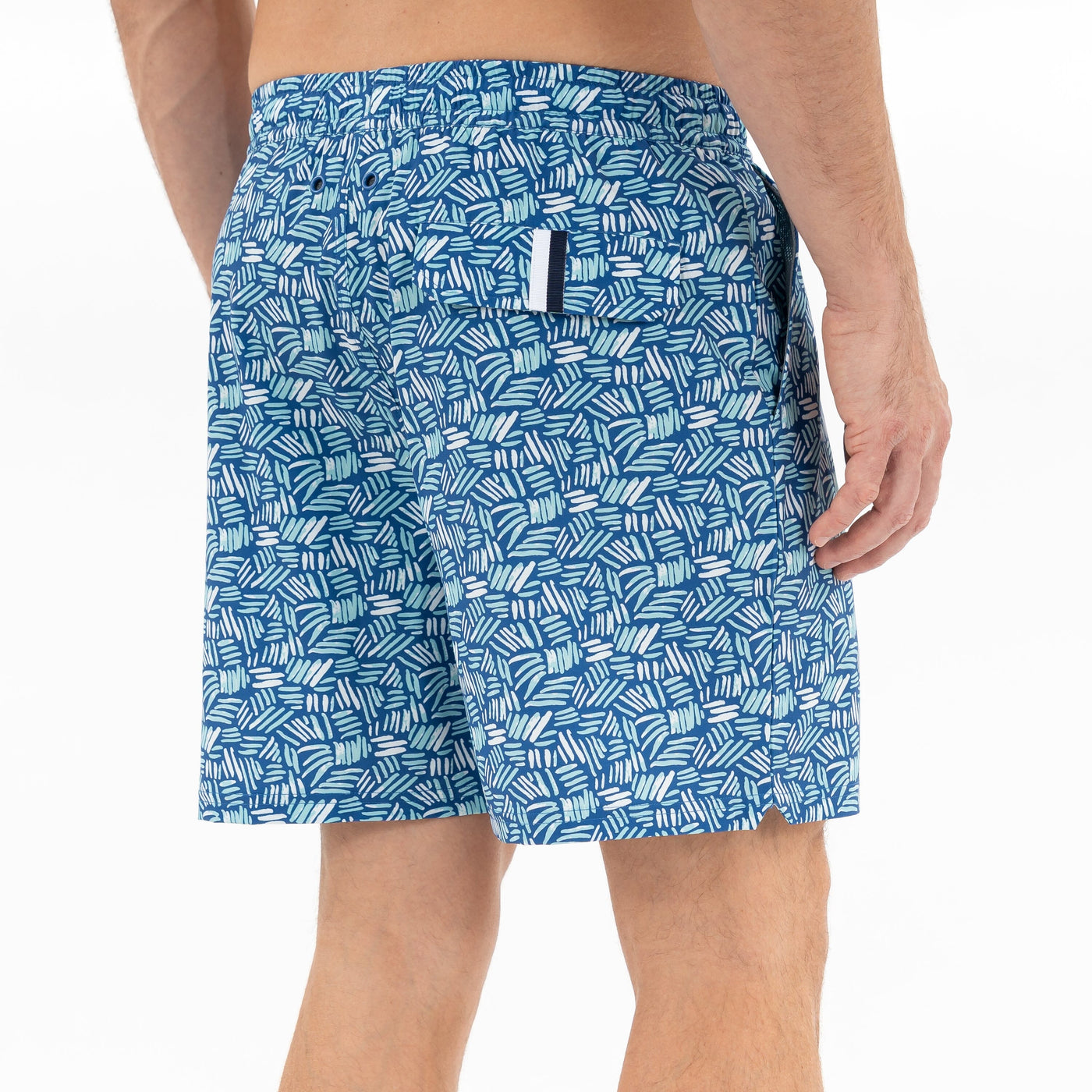 Medley Swim Trunk | The Dash - Short Stop Blue/Antigua Green