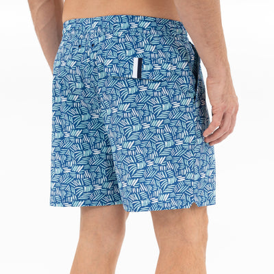 Medley Swim Trunk | The Dash - Short Stop Blue/Antigua Green
