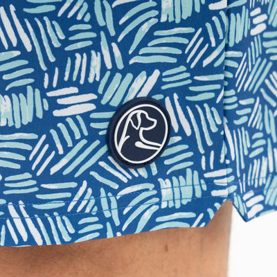 Medley Swim Trunk | The Dash - Short Stop Blue/Antigua Green