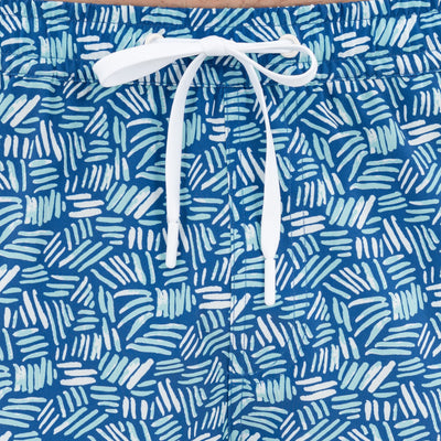 Medley Swim Trunk | The Dash - Short Stop Blue/Antigua Green