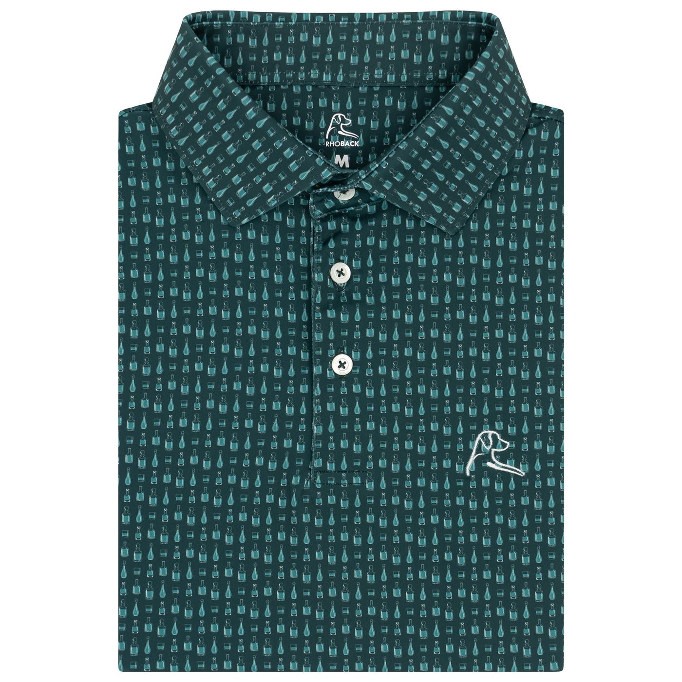 The Decanter | Performance Polo | The Decanter - Leaf Green/Ponderosa Green