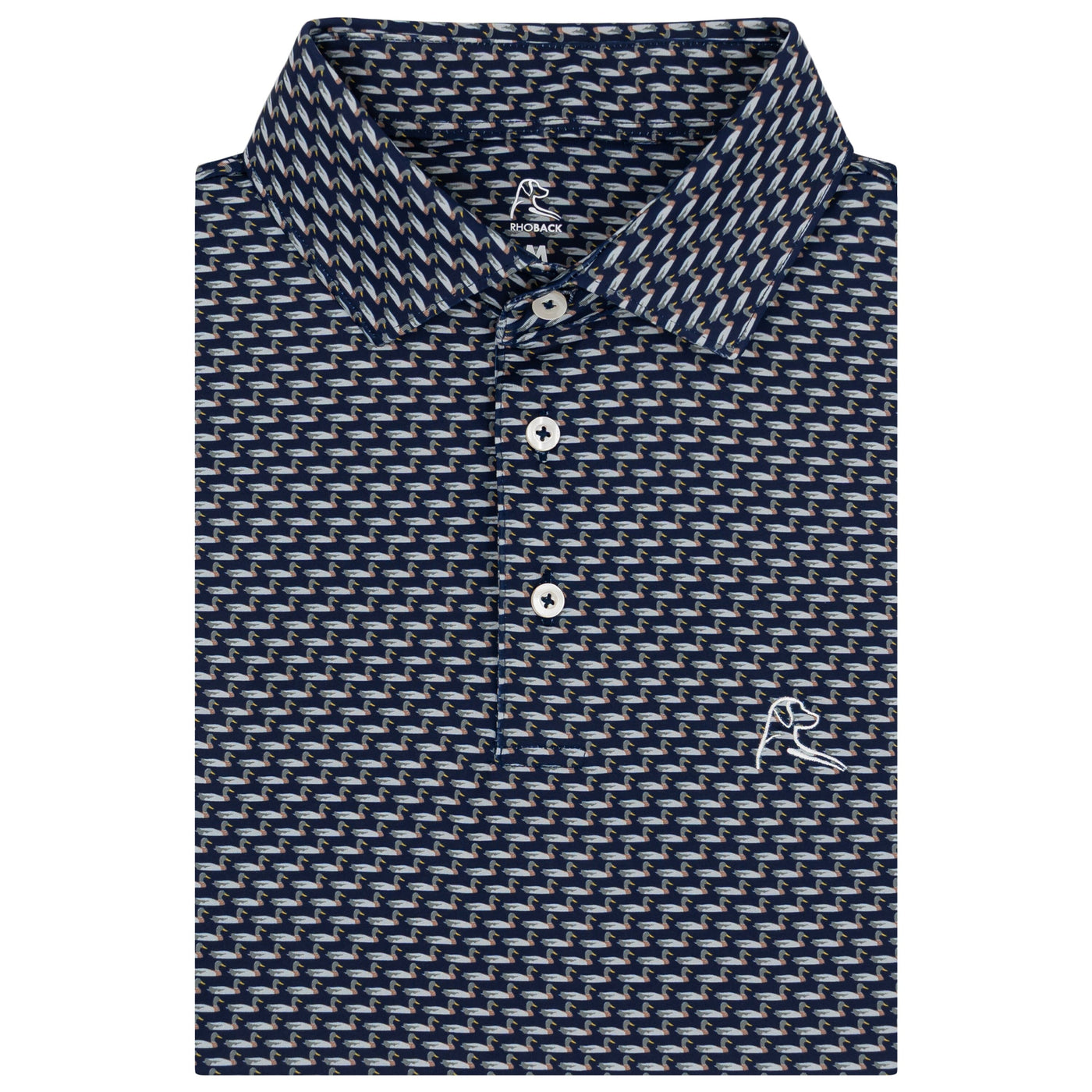 The Decoy | Performance Polo | The Decoy - Fleet Navy/Stratus Grey