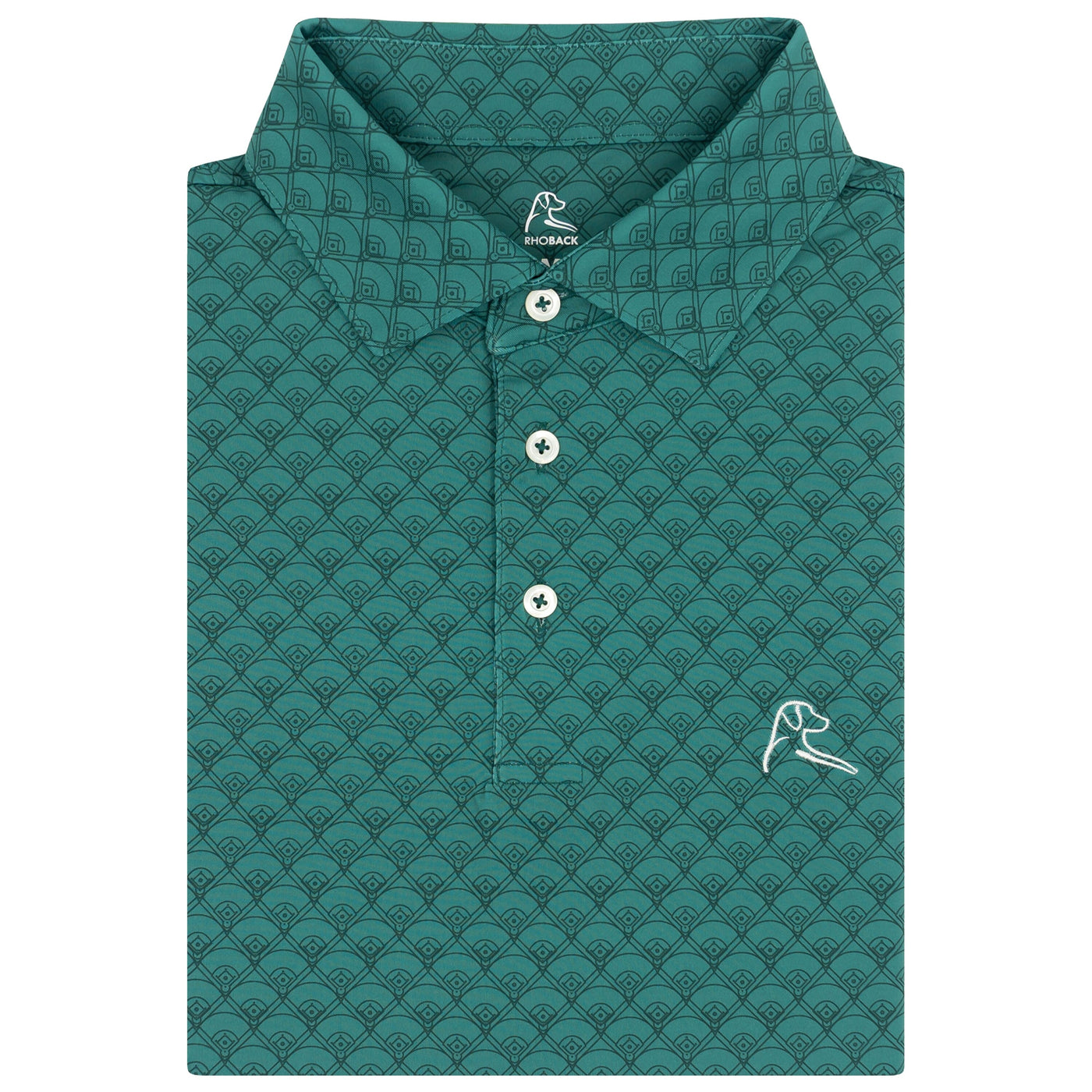 The Diamond | Performance Polo | The Diamond - Leaf Green