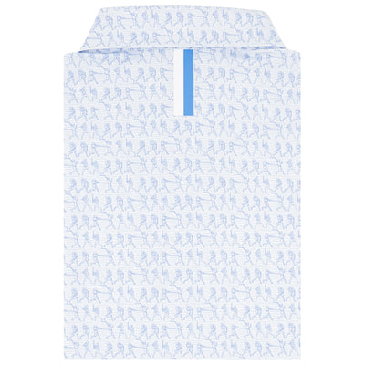 The Dinger | Performance Polo | The Dinger - White/Caicos Blue