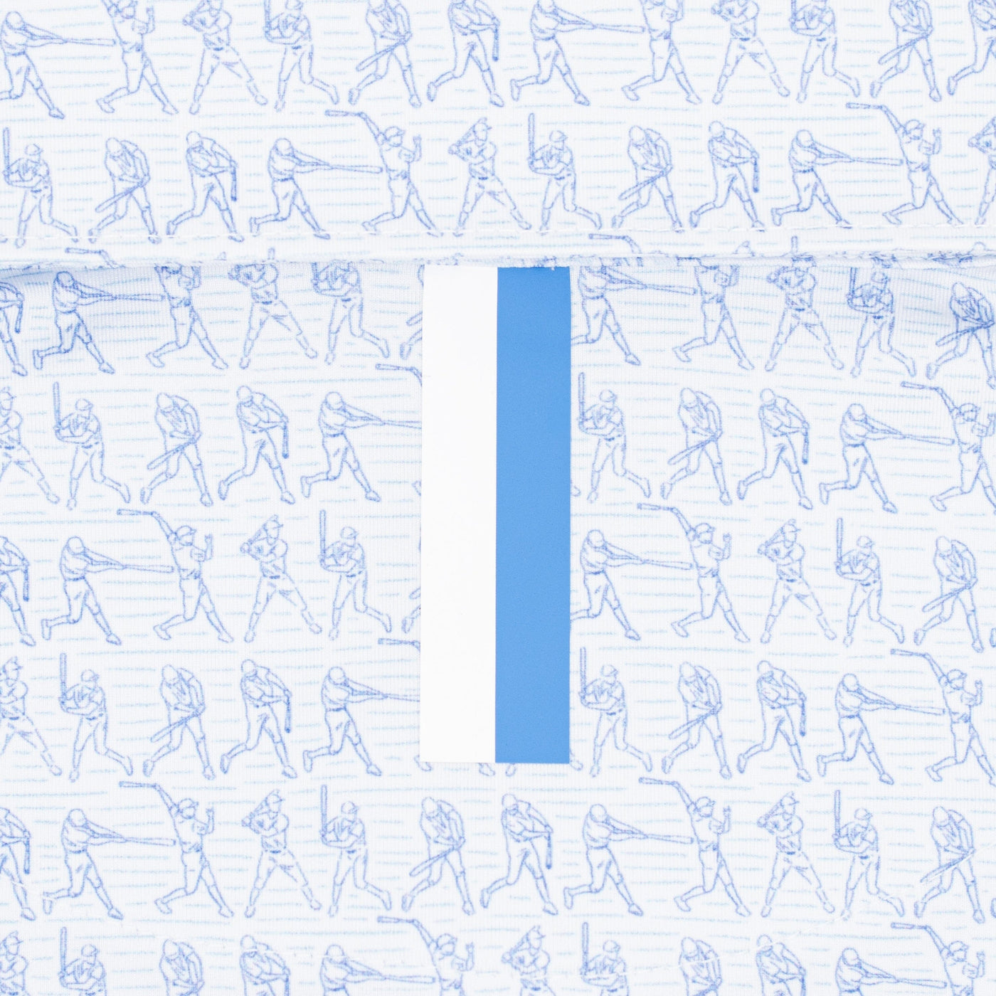 The Dinger | Performance Polo | The Dinger - White/Caicos Blue