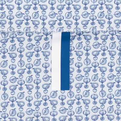 The Dirty Martini | Performance Polo | The Dirty Martini - White/Short Stop Blue