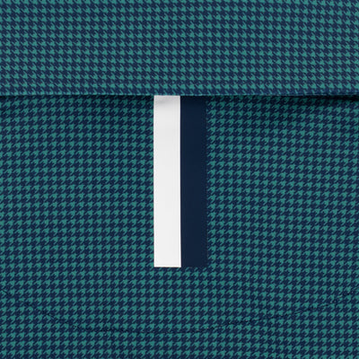 The Dogstooth Houndstooth | Performance Polo | The Dogstooth Houndstooth - Leaf Green/Fleet Navy