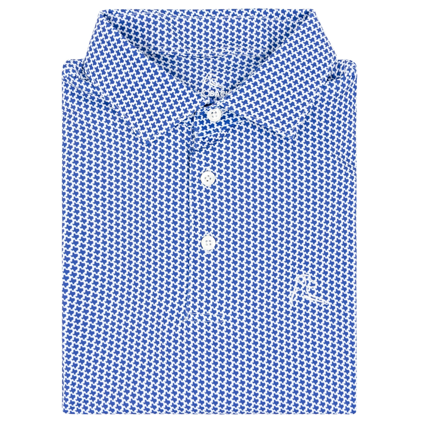 The Don’t Mess | Performance Polo | The Don’t Mess - Ocean Blue/White