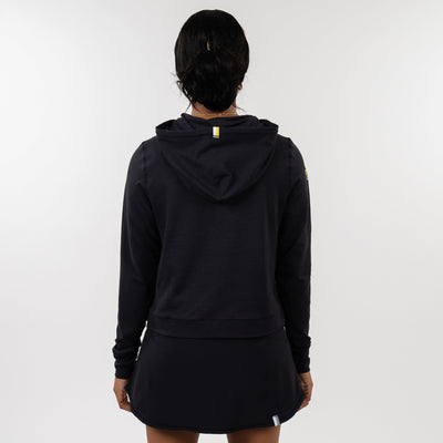 Tempo Performance Hoodie | Solid - Midnight Black - Drive Change