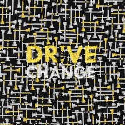 The Tee Plaid | Performance Polo | The Tee Plaid - Black/Sun Yellow - Drive Change
