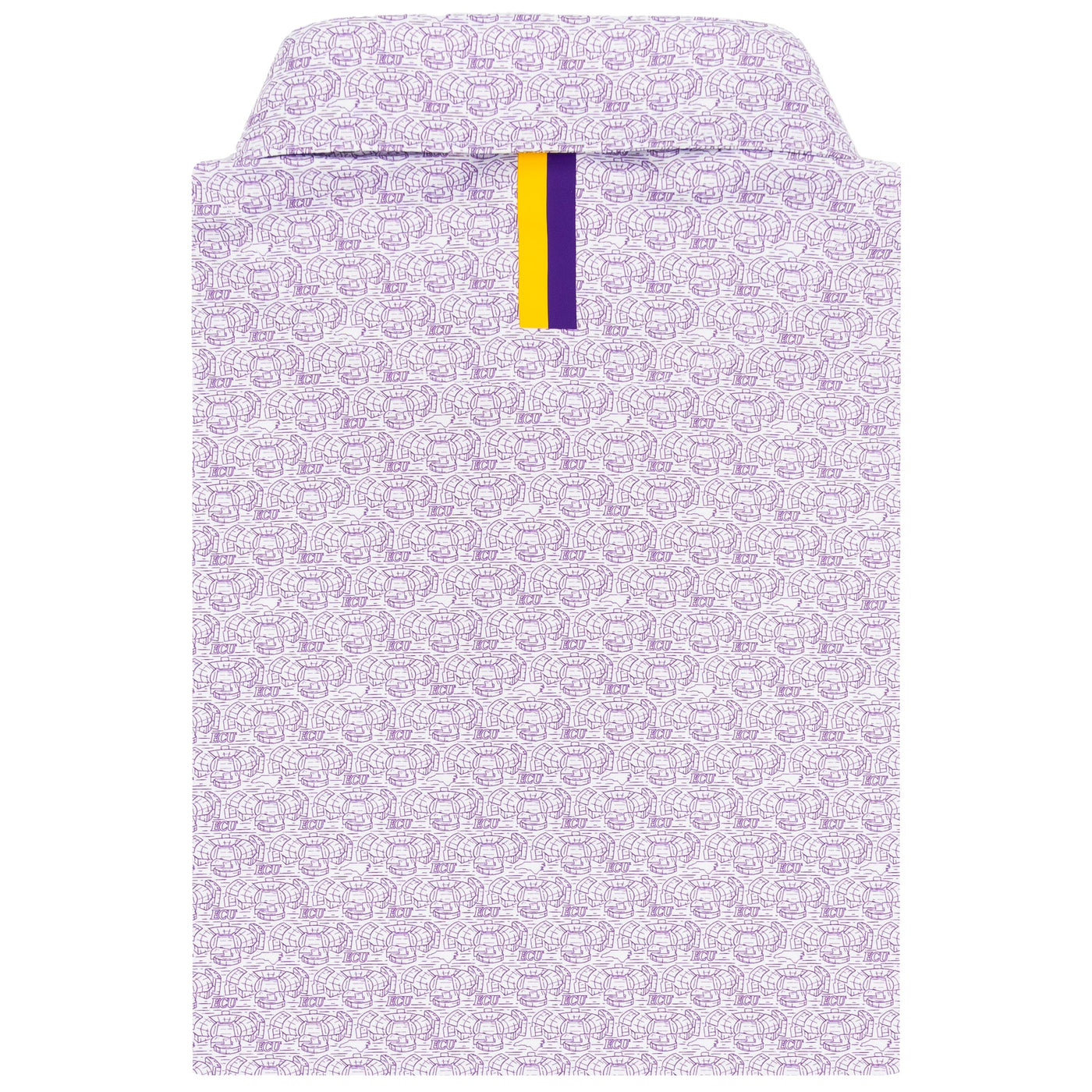 The East Carolina Rowdy Dowdy Stadium™ | Collegiate Polo | The East Carolina Rowdy Dowdy Stadium™ - White/Plum Purple