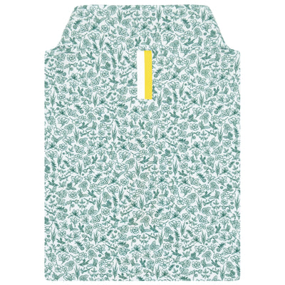 Eighteen Flowers Performance Q-Zip | The Eighteen Flowers - White/Fairway Green