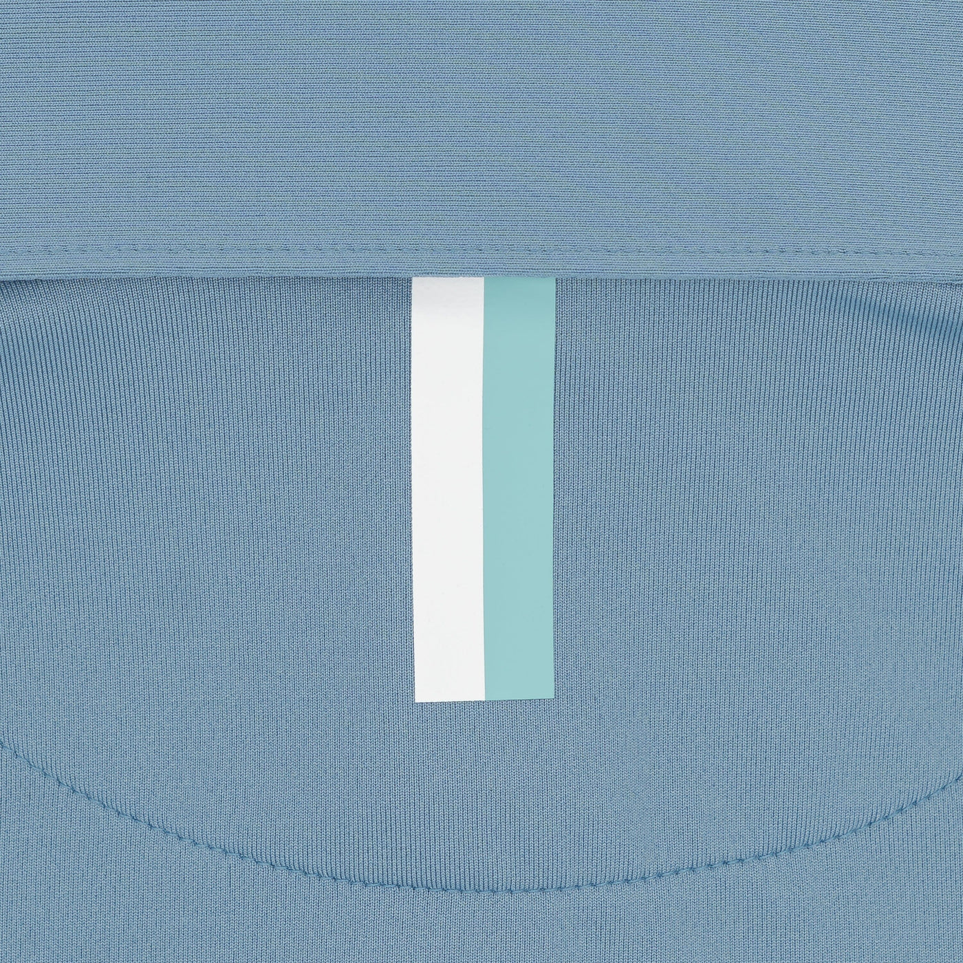 The Emmet Block | Performance Polo | The Emmet Block - White/Cadet Blue