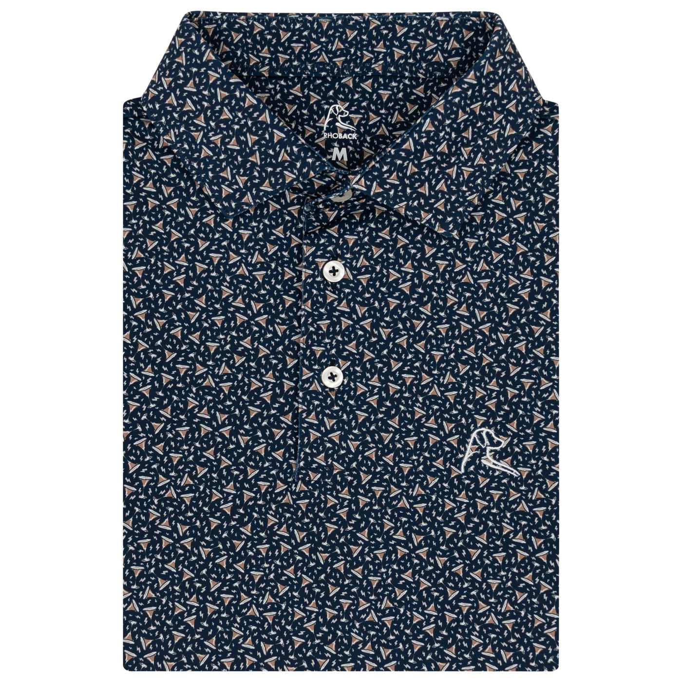 The Espresso Martini 3.0 | Performance Polo | The Espresso Martini 3.0 - Fleet Navy/Sepia