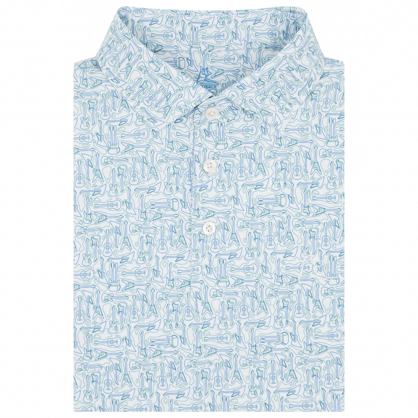 The Fairway To Heaven | Performance Polo | The Fairway To Heaven - White/Kelly Green