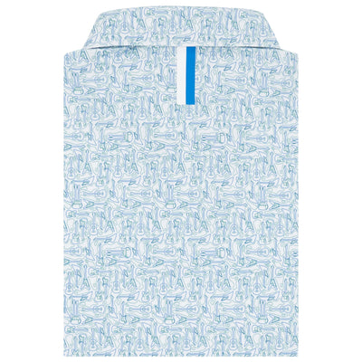 The Fairway To Heaven | Performance Polo | The Fairway To Heaven - White/Kelly Green