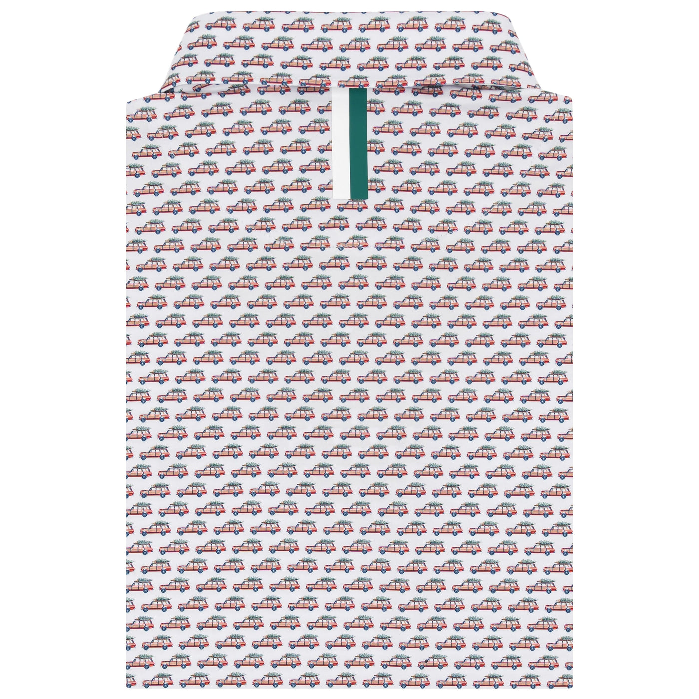 The Family Truckster | Performance Polo | The Family Truckster - White/Classic Red