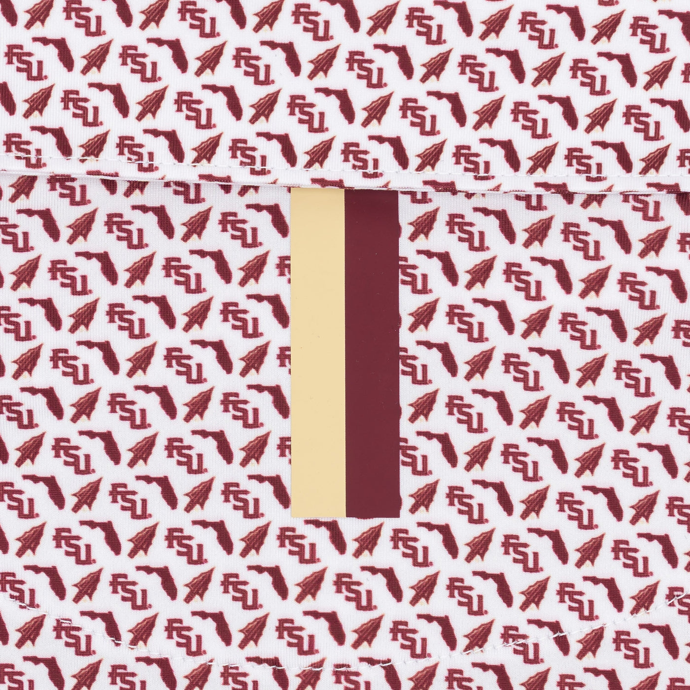 The Florida State Fear The Spear® | Collegiate Polo | The Florida State Fear The Spear - White/Garnet Red