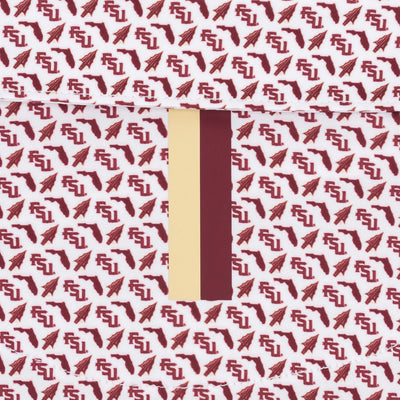 The Florida State Fear The Spear® | Collegiate Polo | The Florida State Fear The Spear - White/Garnet Red