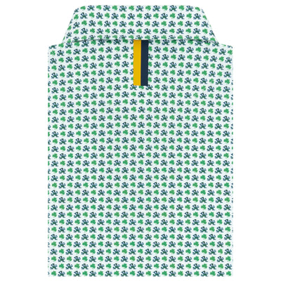 The Fighting Irish™ | Collegiate Polo | The Fighting Irish - White/Irish Green