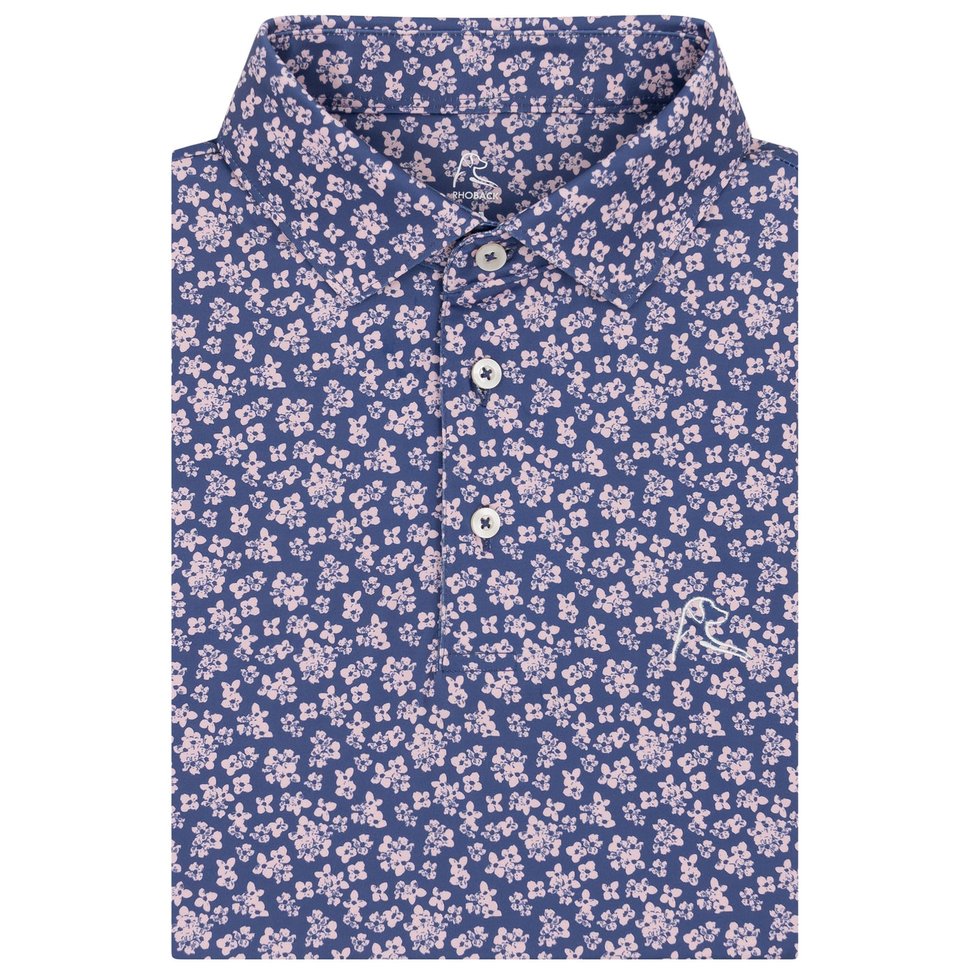 The Fiore | Performance Polo | The Fiore - Flag Blue/Lotus Pink
