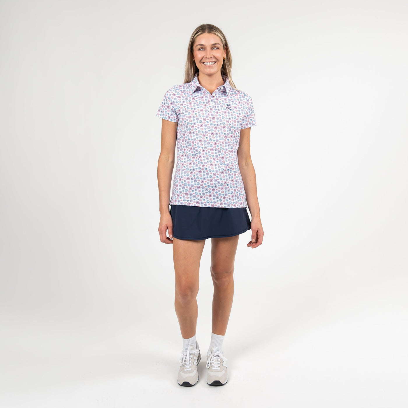 Firework Performance Polo | The Firework - White  -  USA