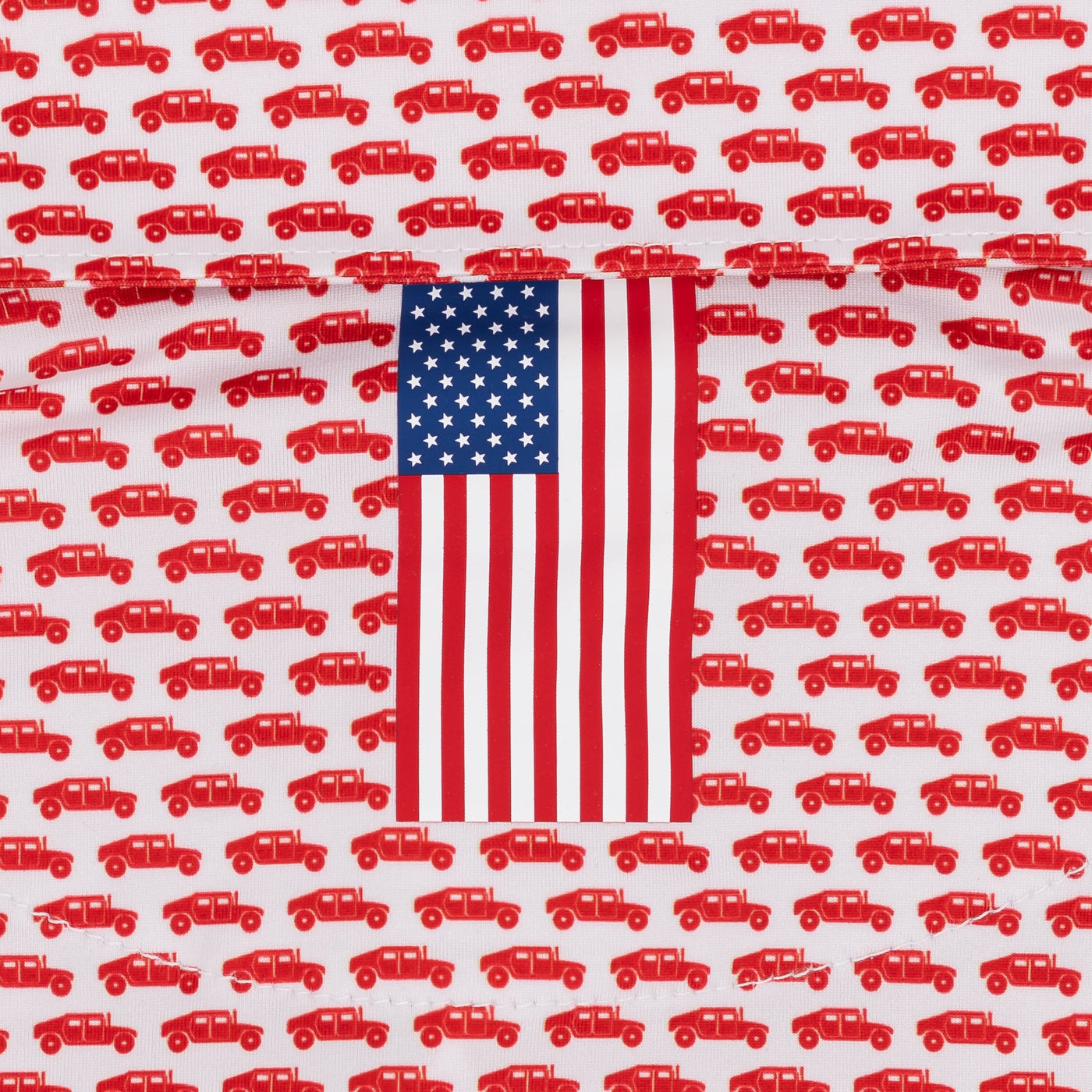 The Fire Team 2.0 | Performance Polo | The Fire Team 2.0 - White/Classic Red - USA