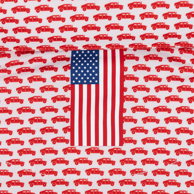 The Fire Team 2.0 | Performance Polo | The Fire Team 2.0 - White/Classic Red - USA