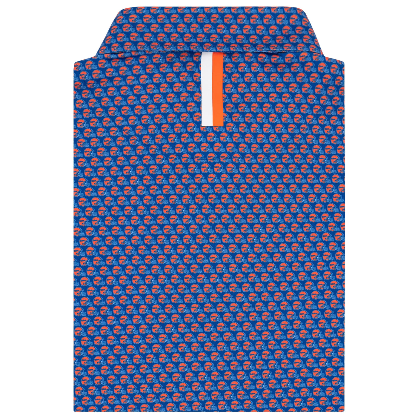 The Florida Gators® Helmet | Collegiate Polo | The Florida Gators® Helmet - Ocean Blue/Blaze Orange