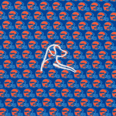 The Florida Gators® Helmet | Collegiate Polo | The Florida Gators® Helmet - Ocean Blue/Blaze Orange
