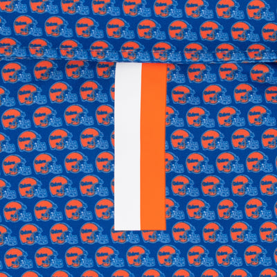 The Florida Gators® Helmet | Collegiate Polo | The Florida Gators® Helmet - Ocean Blue/Blaze Orange