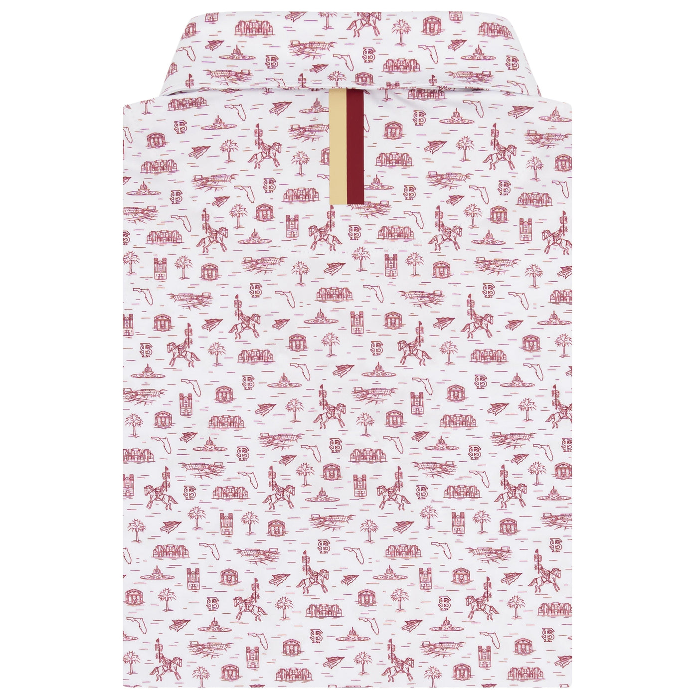 The Florida State Campus | Collegiate Polo | The Florida State Campus - White/Garnet Red