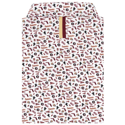 The Florida State Gameday | Collegiate Polo | The Florida State Gameday - White/Garnet Red