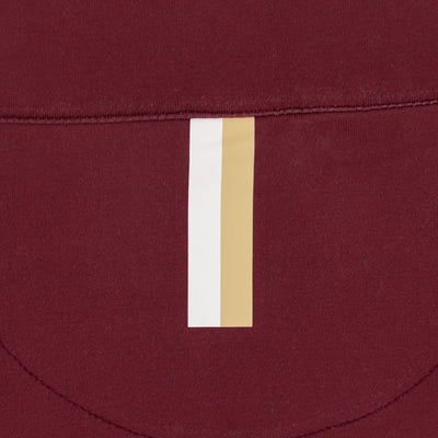 Florida State Jersey Stripe Collegiate Q-Zip | The Florida State Jersey Stripe - Garnet Red/Old Gold
