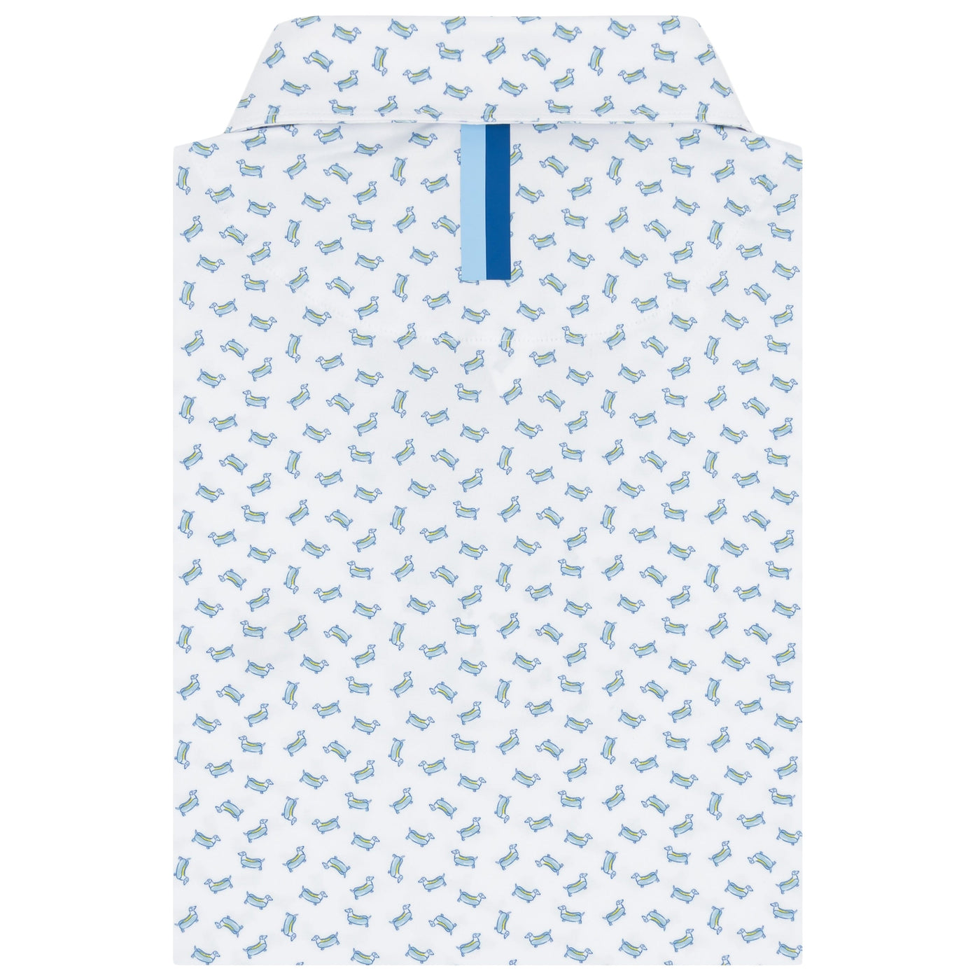 The Frank | Performance Polo | The Frank - White/Pure Blue
