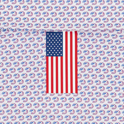 The Free Bird | Performance Polo | The Free Bird - White/Ocean Blue - USA