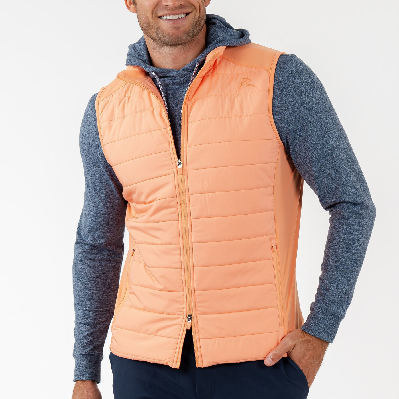 Fulton Performance Vest | Solid - Melon