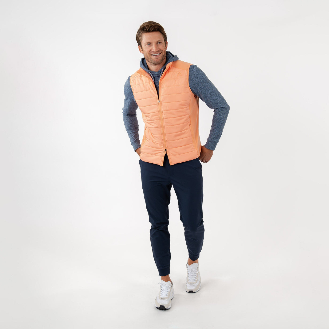 Fulton Performance Vest | Solid - Melon