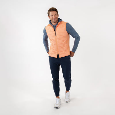 Fulton Performance Vest | Solid - Melon