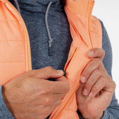 Fulton Performance Vest | Solid - Melon