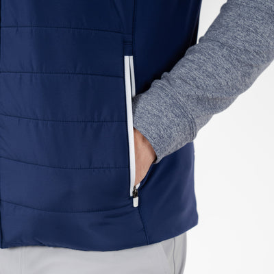 Fulton Performance Vest | Solid - Admiral Navy/White - USA