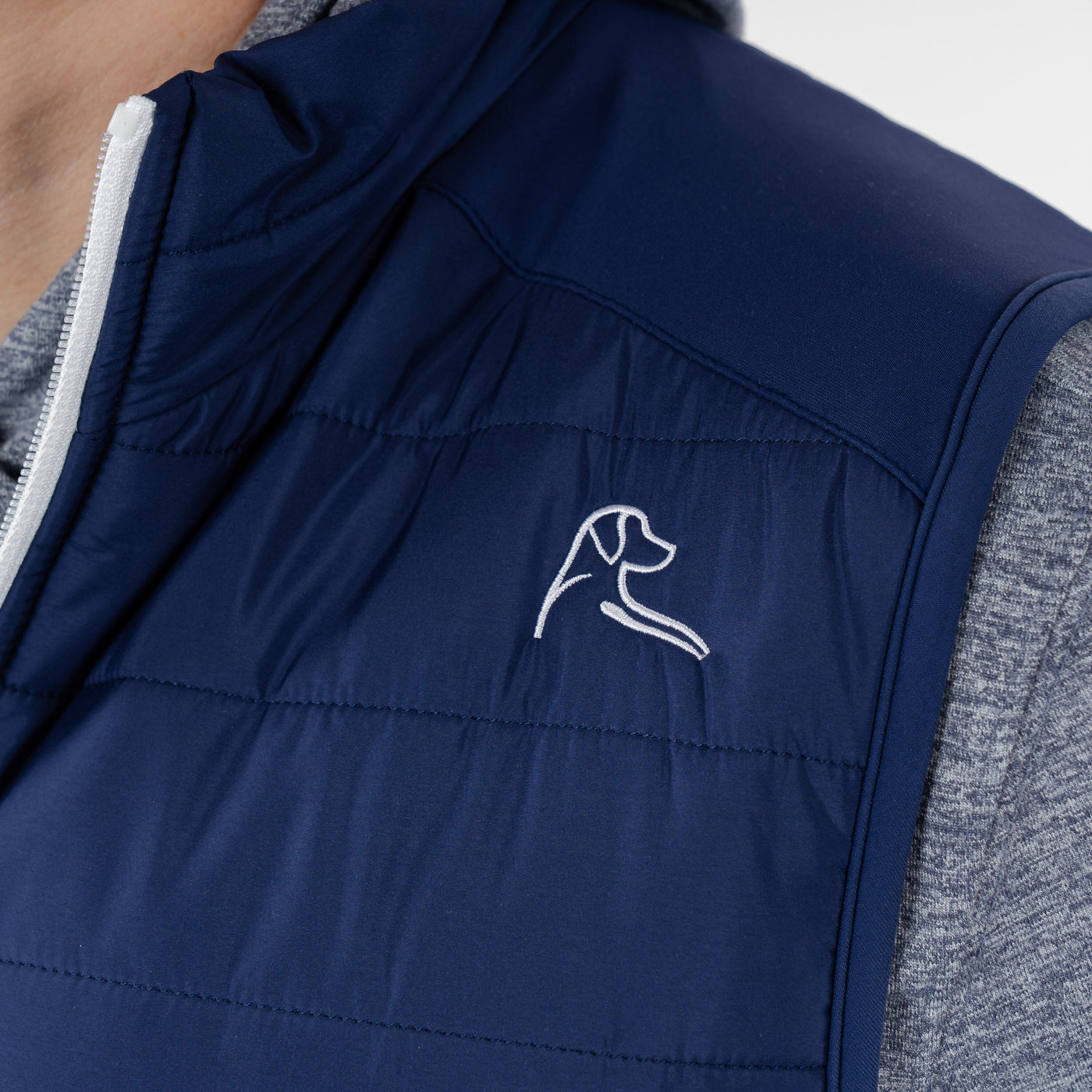 Fulton Performance Vest | Solid - Admiral Navy/White - USA