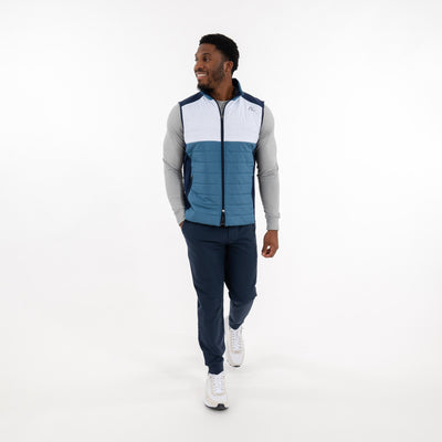 Fulton Performance Vest | The Triple Block - Mariner Blue/White/Fleet Navy