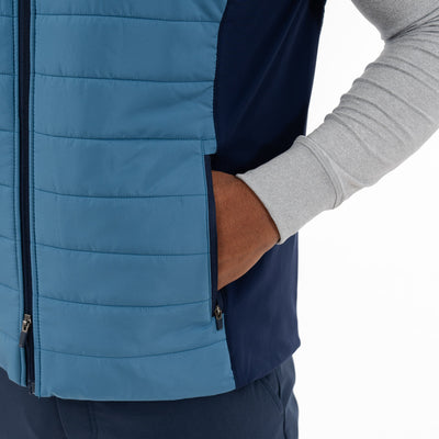 Fulton Performance Vest | The Triple Block - Mariner Blue/White/Fleet Navy